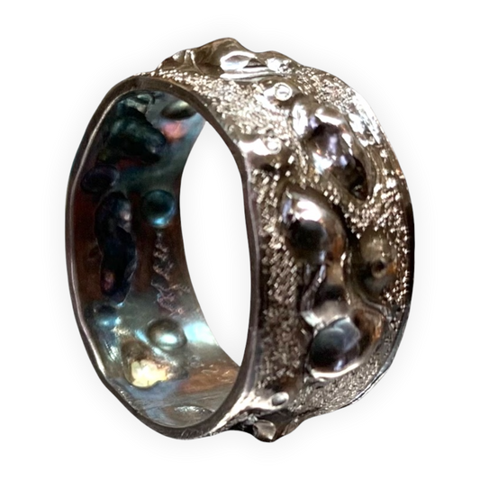 Organic Deep Texture Ring